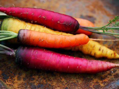 Purple carrot soup