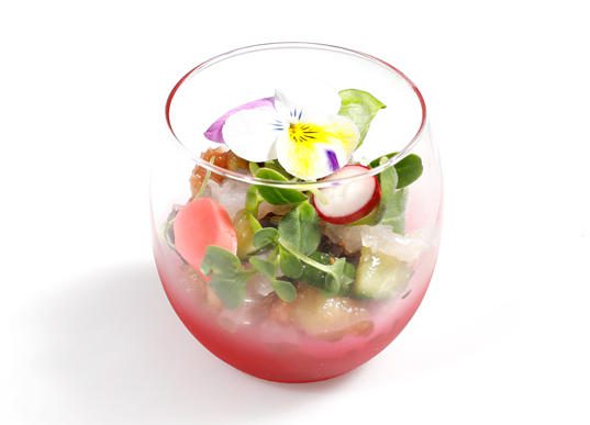 tartare de bar - création culinaire - traiteur de luxe - création sur mesure