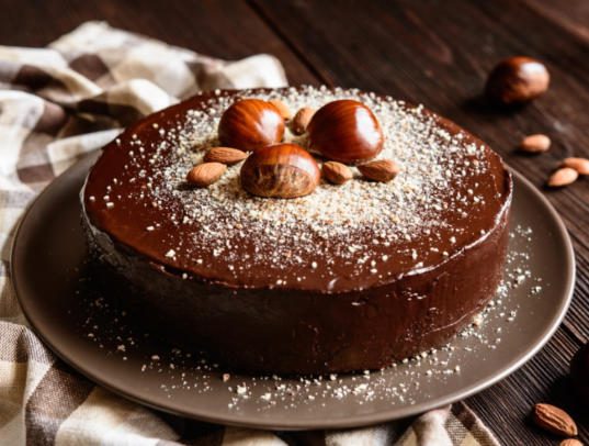 recette - gâteau - chocolat - crème de châtaignes - nos producteurs