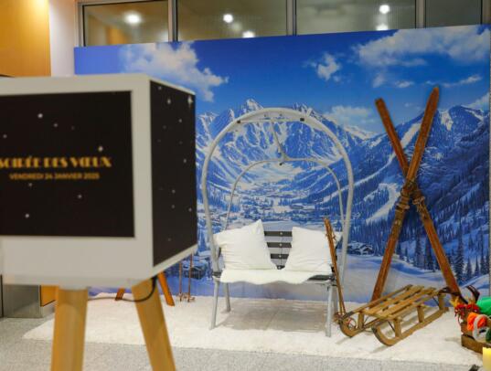 soirée de fin d'année à thème ski OCP soirée des voeux