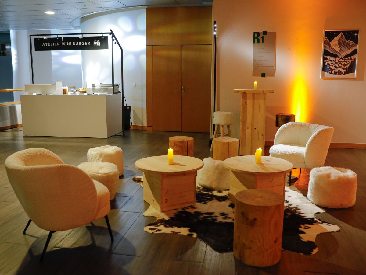 soirée de fin d'année à thème ski OCP soirée des voeux