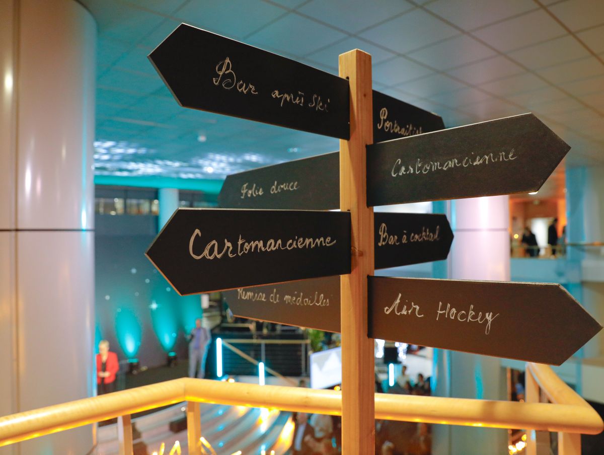 soirée de fin d'année à thème ski OCP soirée des voeux