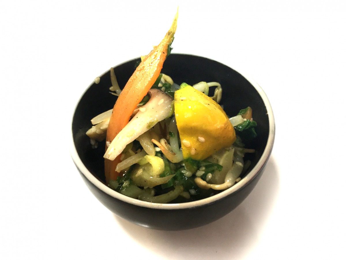 Légumes au wok sans gluten et végétarien