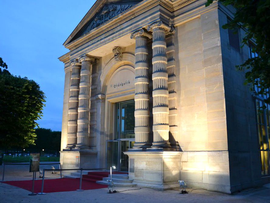 Musée de L'Orangerie extérieur jour nuit