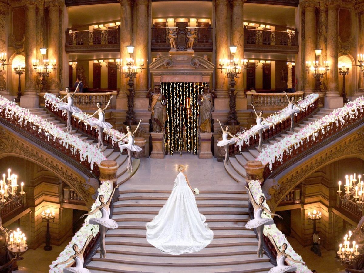 scénographie événementielle mariage Opéra Garnier