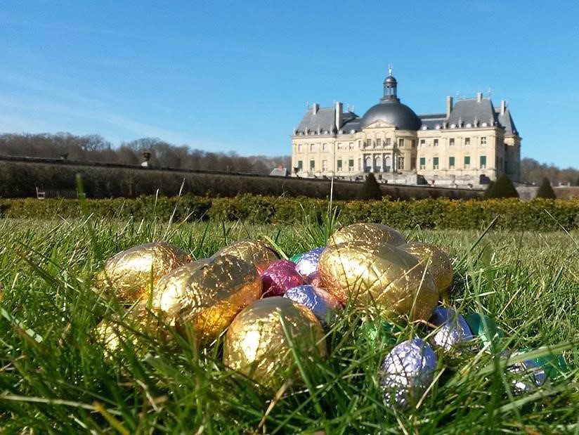 Vaux le Vicomte chasse aux oeufs de Pâques