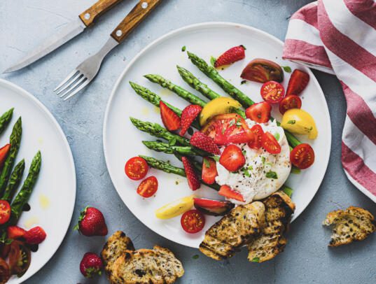 recette Astrid asperges à la Caprese