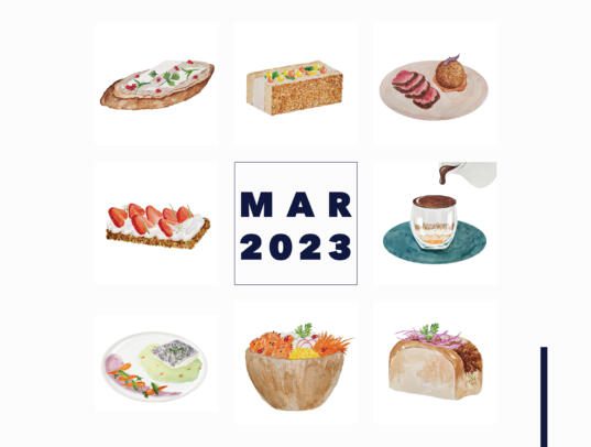 calendrier culinaire mars
