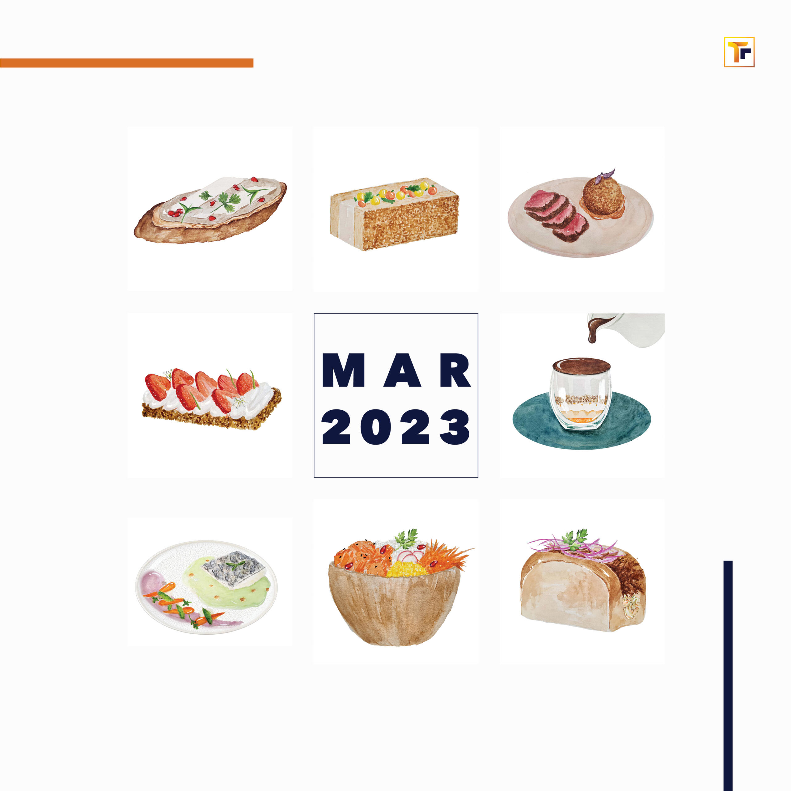 calendrier culinaire mars