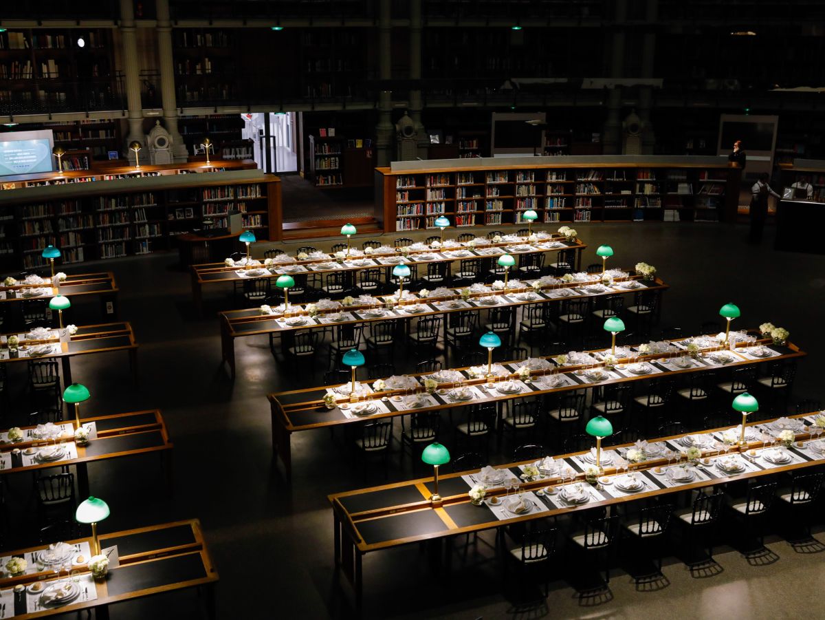 Dîner de gala à la BNF